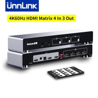 Bộ chia HDMI Matrix Switcher 4x3 Unnlink CS-U0016 2K4K@60Hz